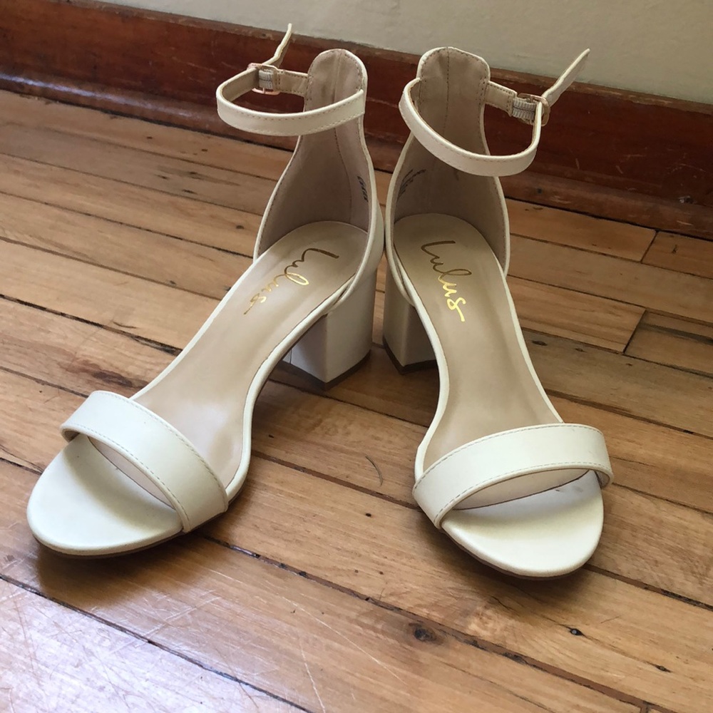 Lulus strap heeled sandals